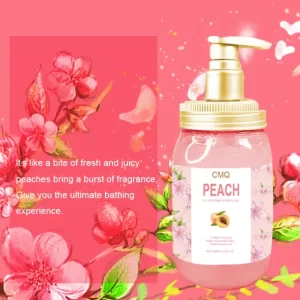 Peach Fragrance Bath Body Deep Cleansing 500 ml Whitening Shower Gel